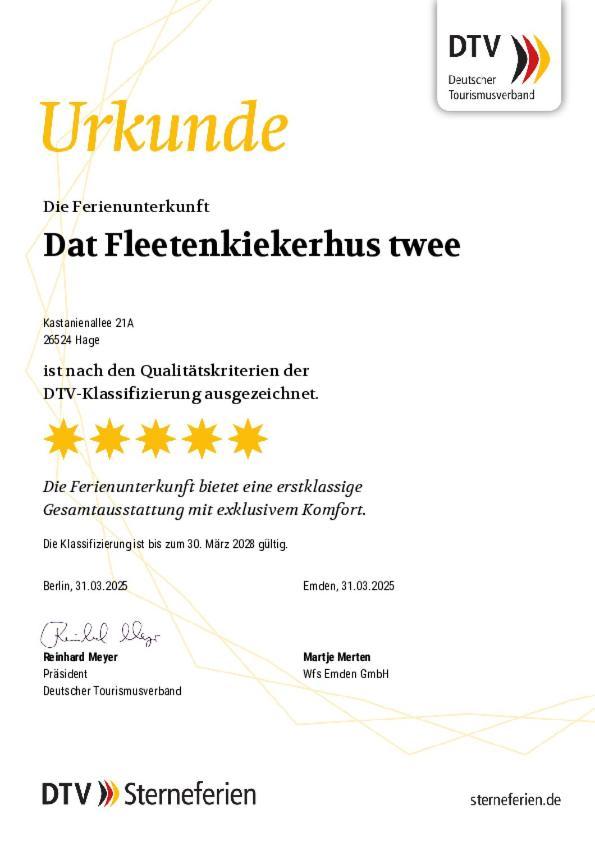 Dat Fleetenkiekerhus 2 Hage ภายนอก รูปภาพ